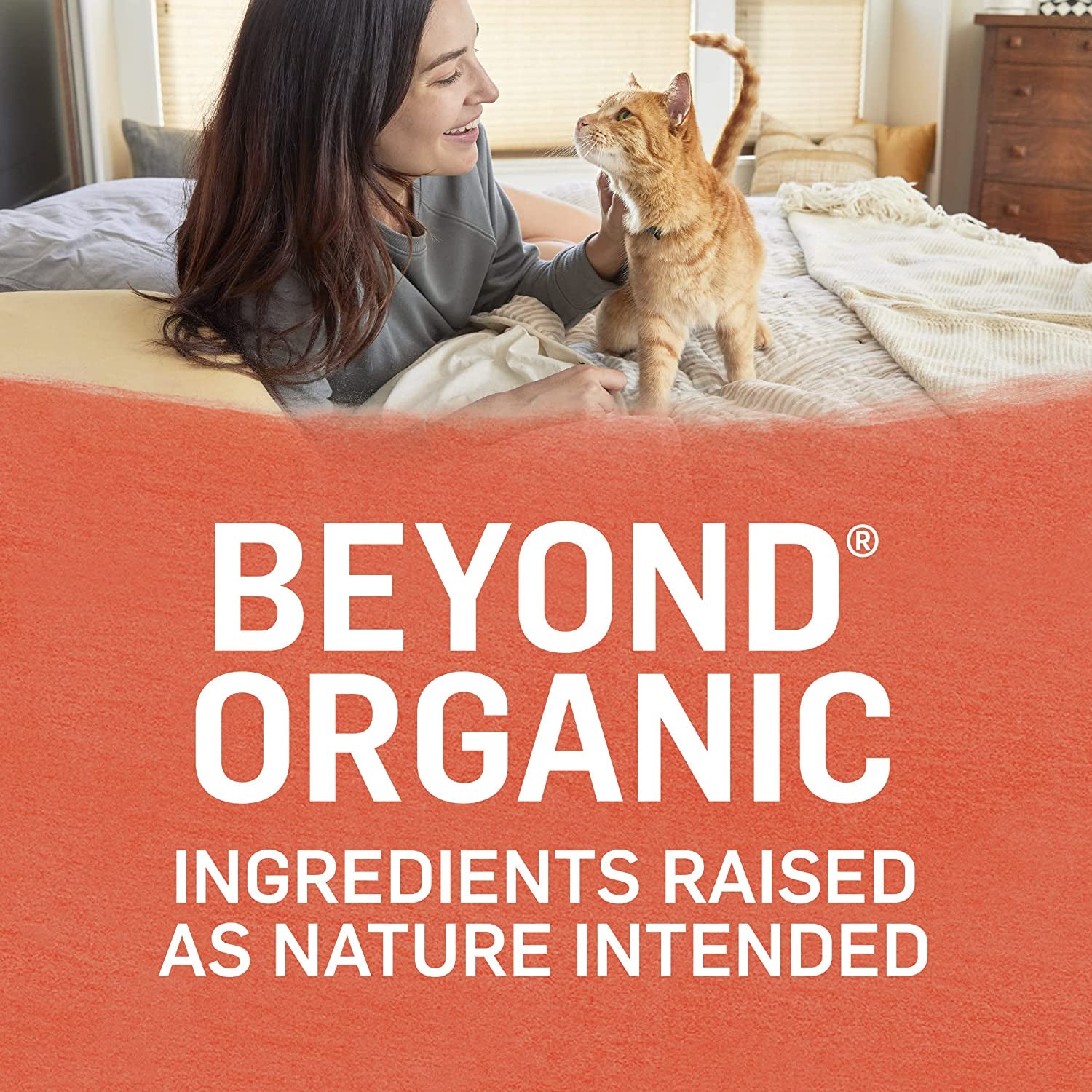 Purina beyond Organic Wet Cat Food Pate, Organic Chicken & Sweet Potato Adult Recipe - (12) 3 Oz. Cans