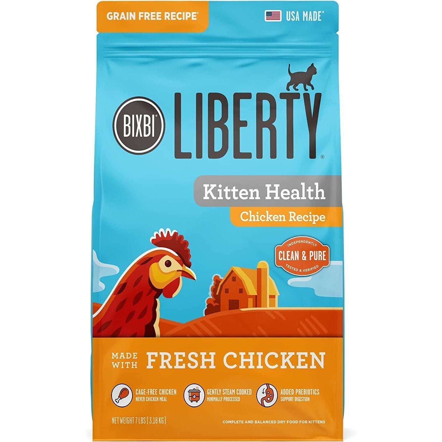 Dry Cat Food Kitten Health Chicken Recipe, 2.5Lb