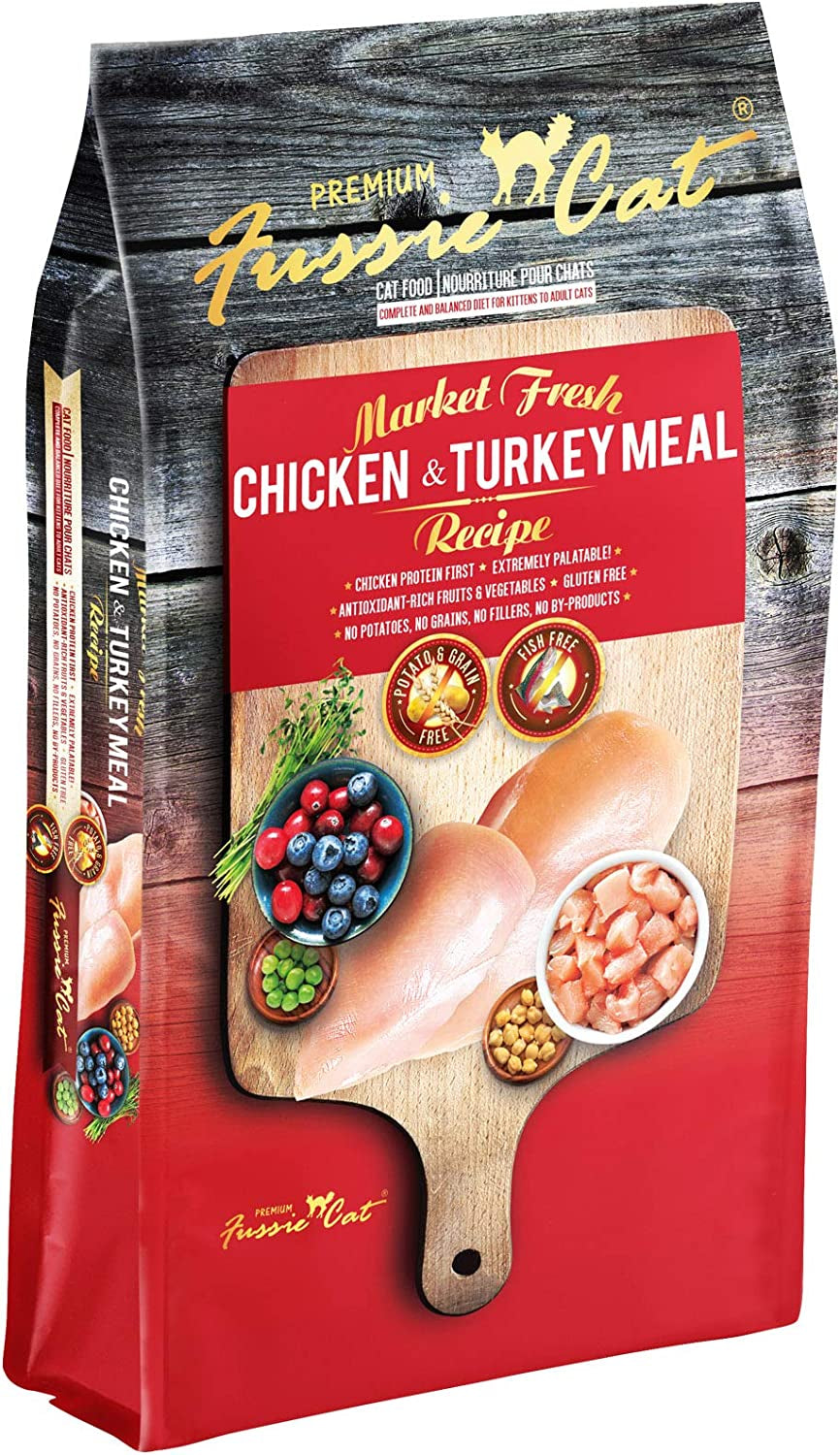 Chicken & Turkey Meal Formula Grain-Free Dry Cat Food 10Lb