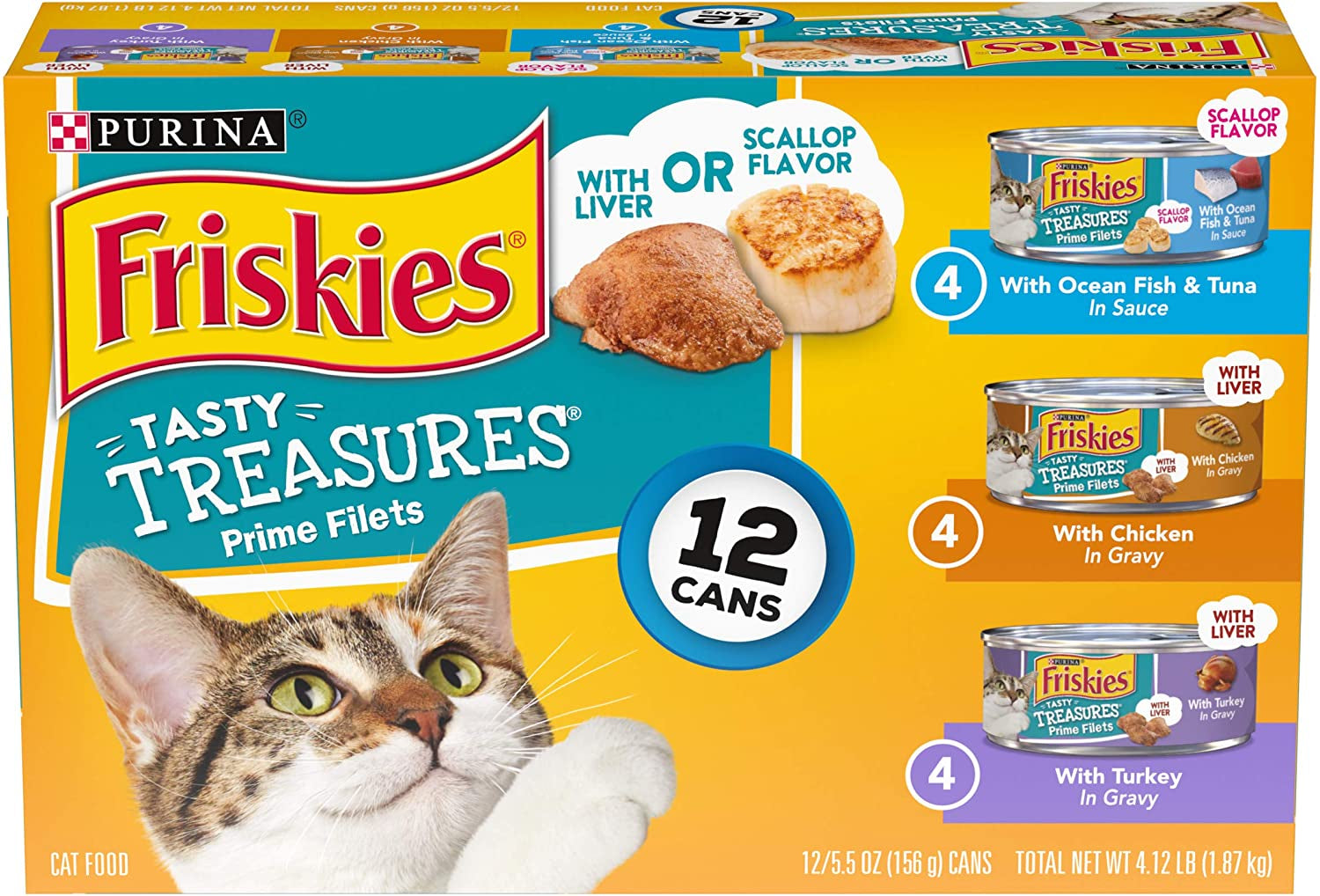 Tasty Treasures Adult Wet Cat Food Variety Pack