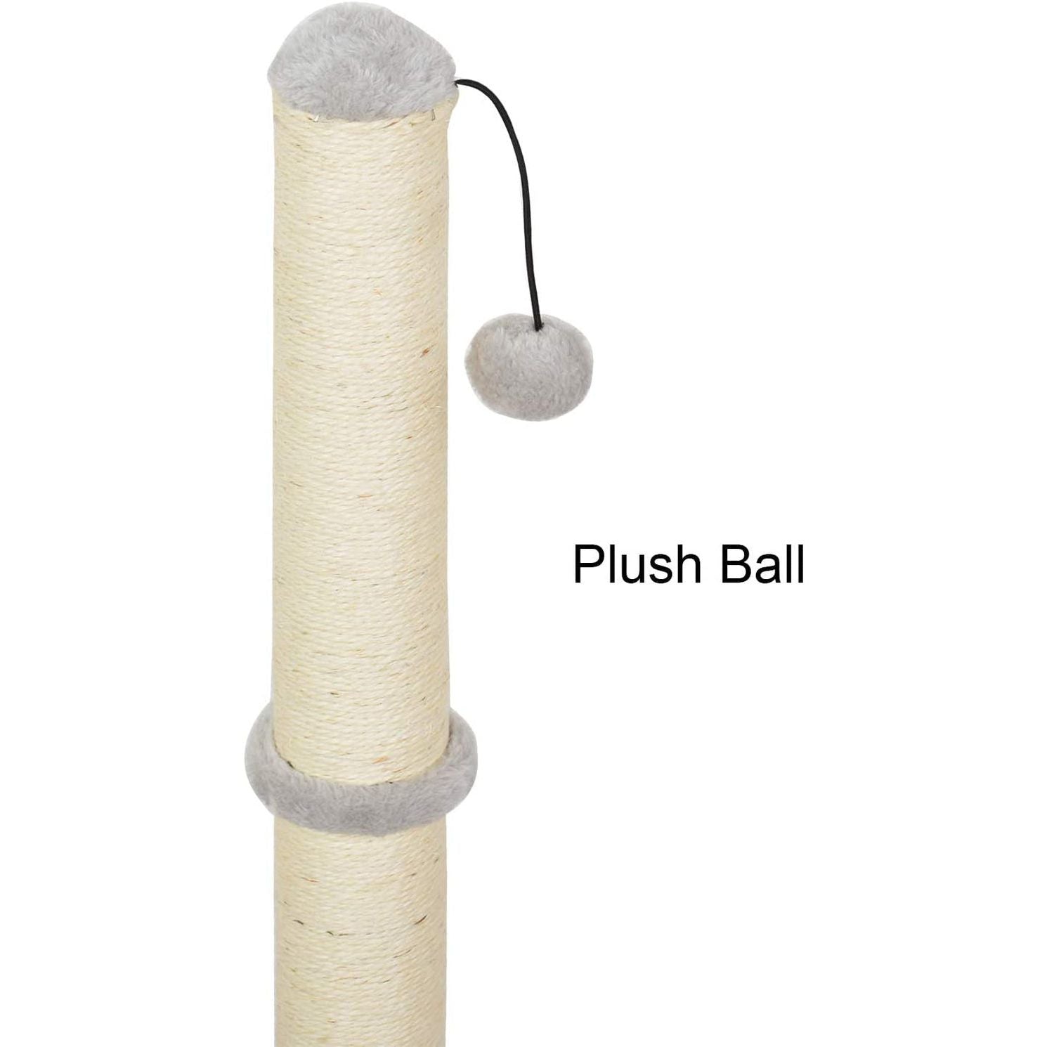 Cat Scratching Post, Indoor Cat Post with Sturdy Natural Sisal Rope