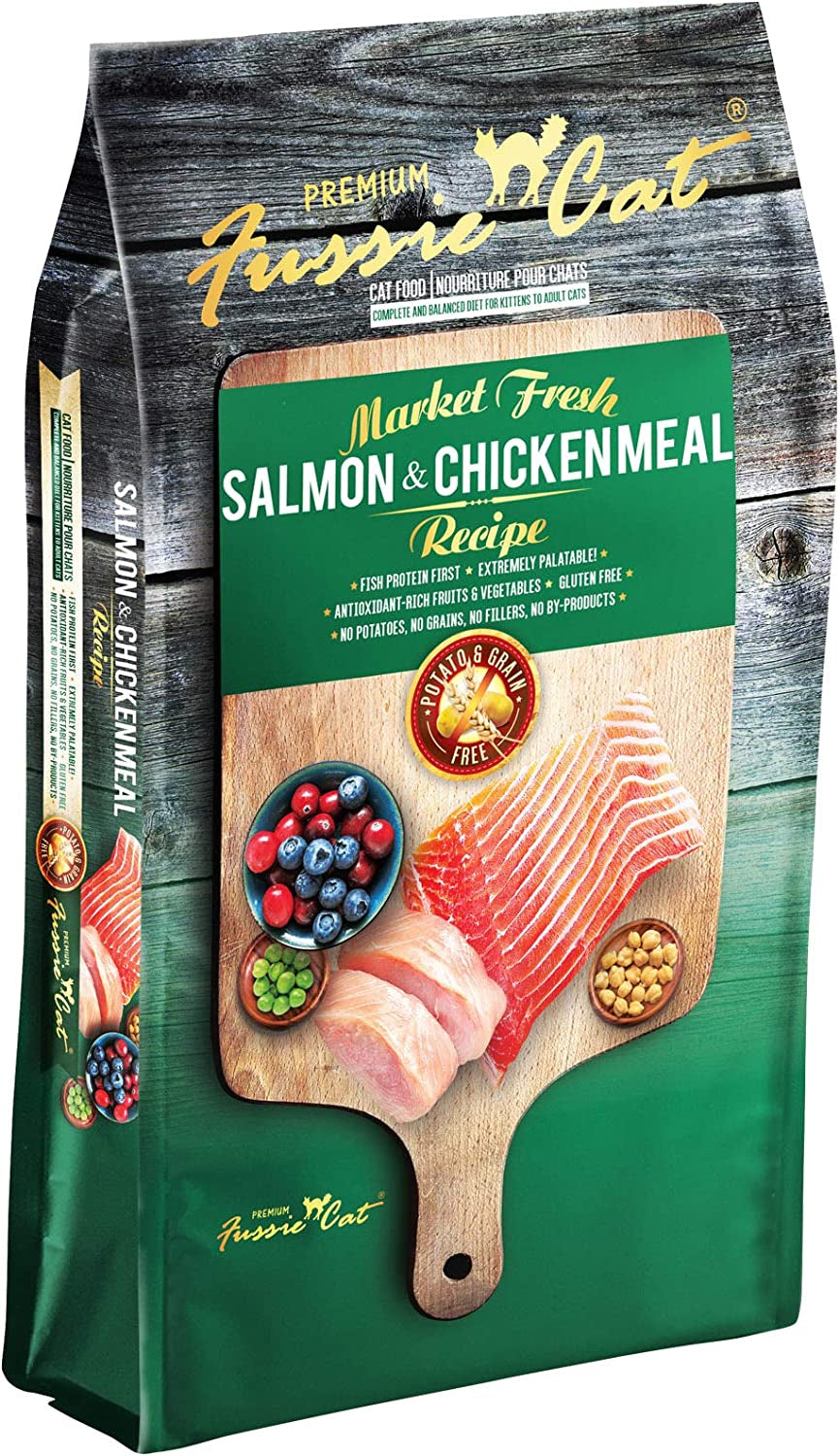 Salmon & Chicken Meal Formula Grain-Free Dry Cat Food 10Lb