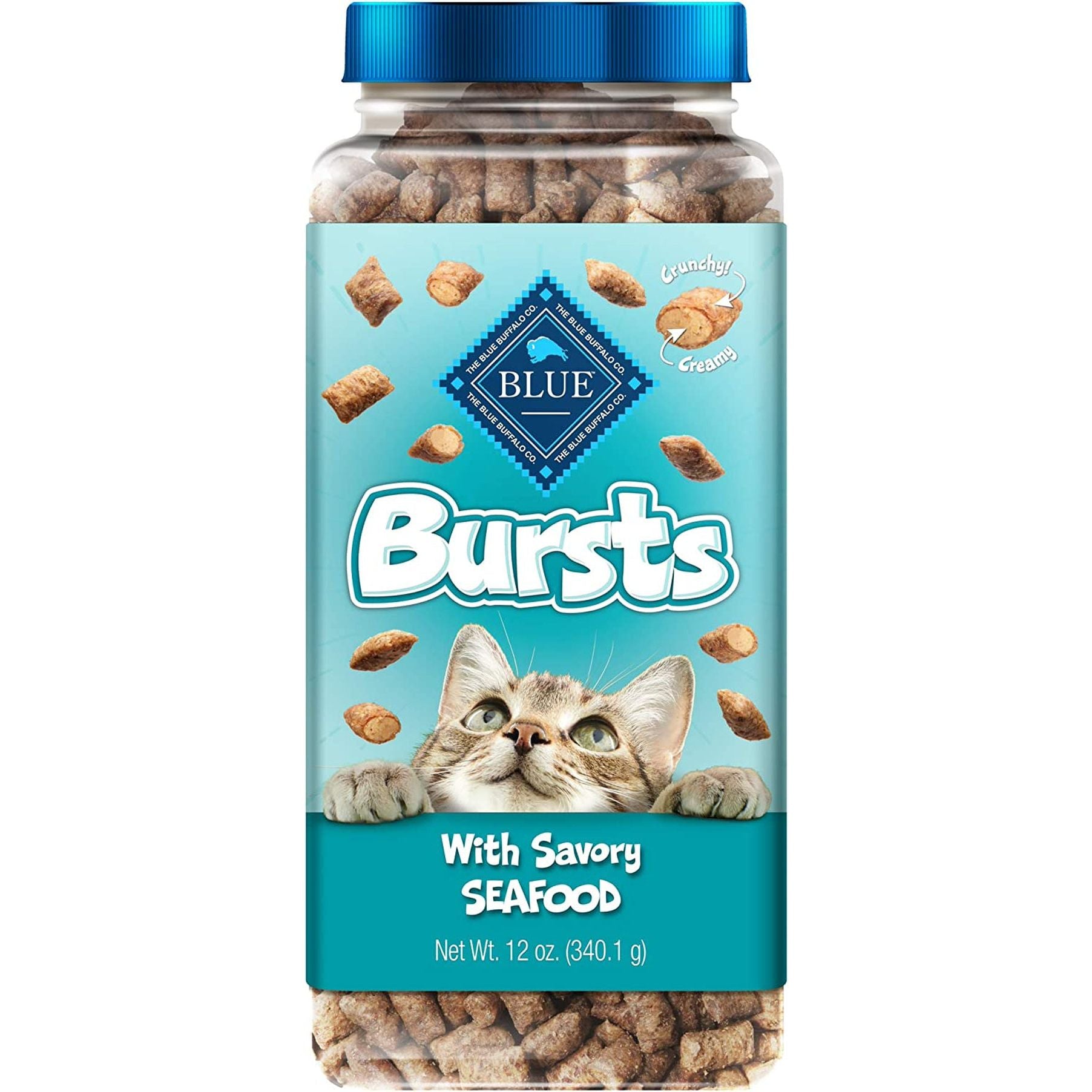 Bursts Crunchy Cat Treats, Seafood