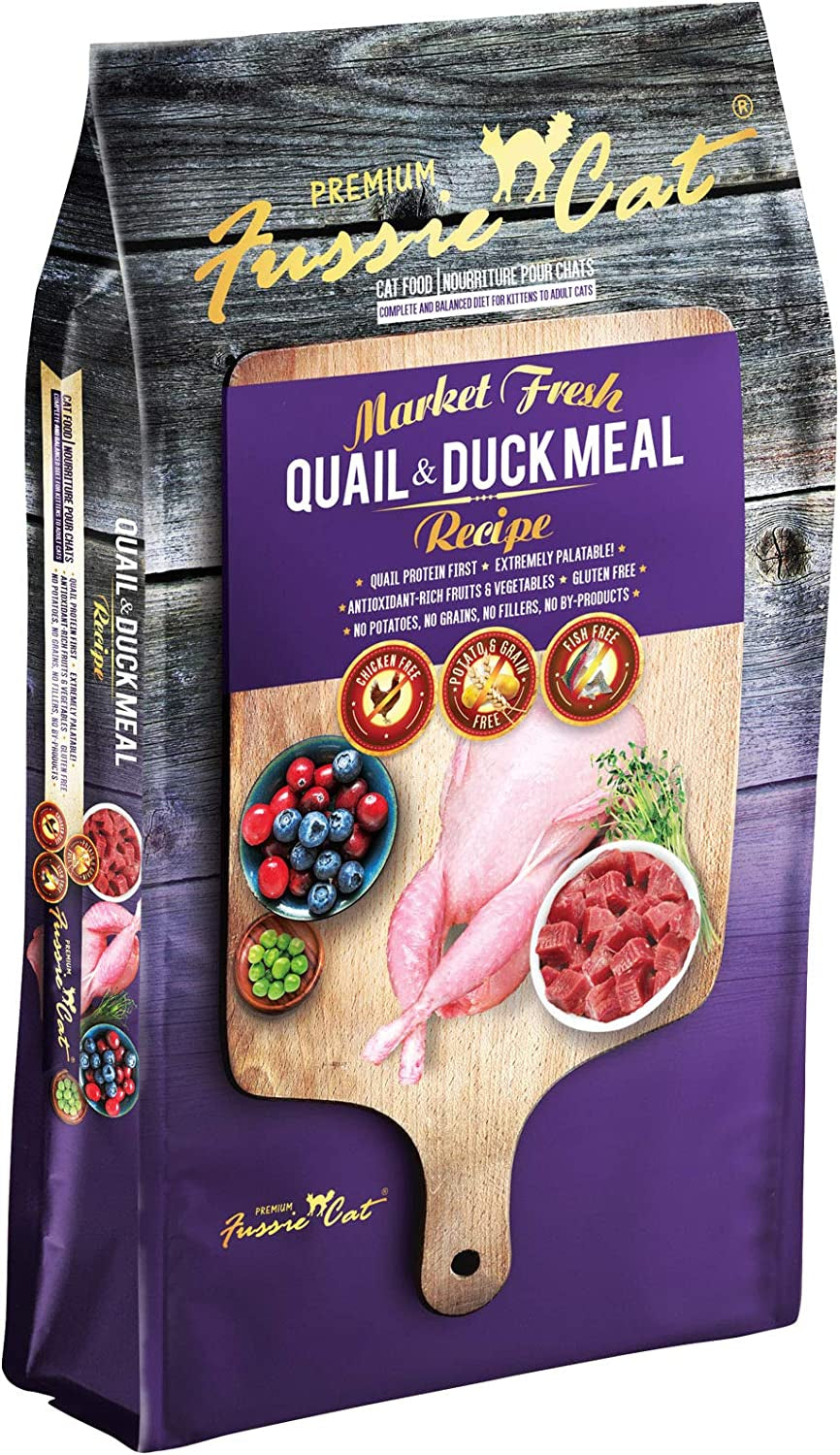  Cat Fresh Quail & Duck Meal Formula Grain-Free Dry Cat Food 4Lb