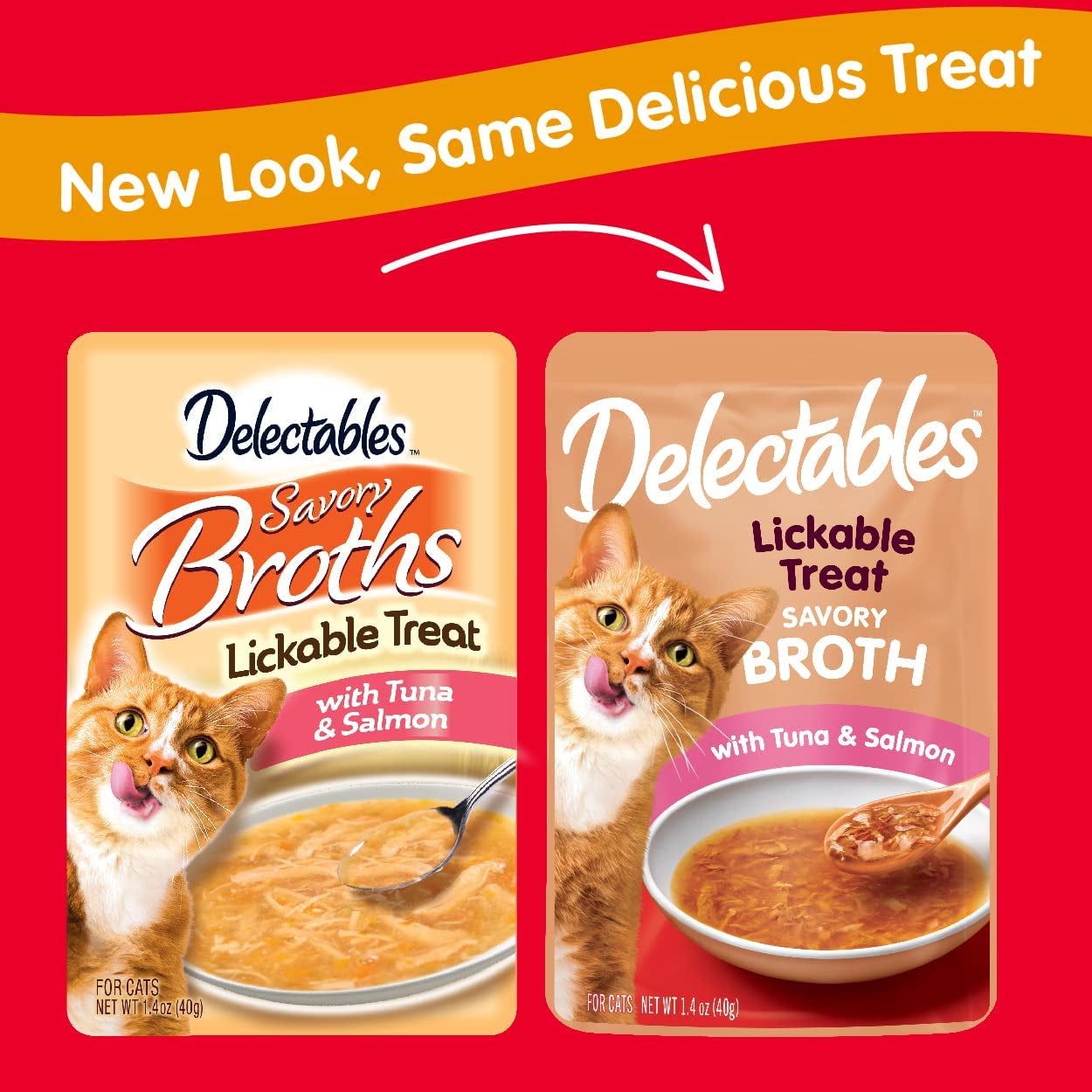 Delectables Savory Broths Lickable Wet Cat Treats for Adult & Senior Cats, Multiple Flavors