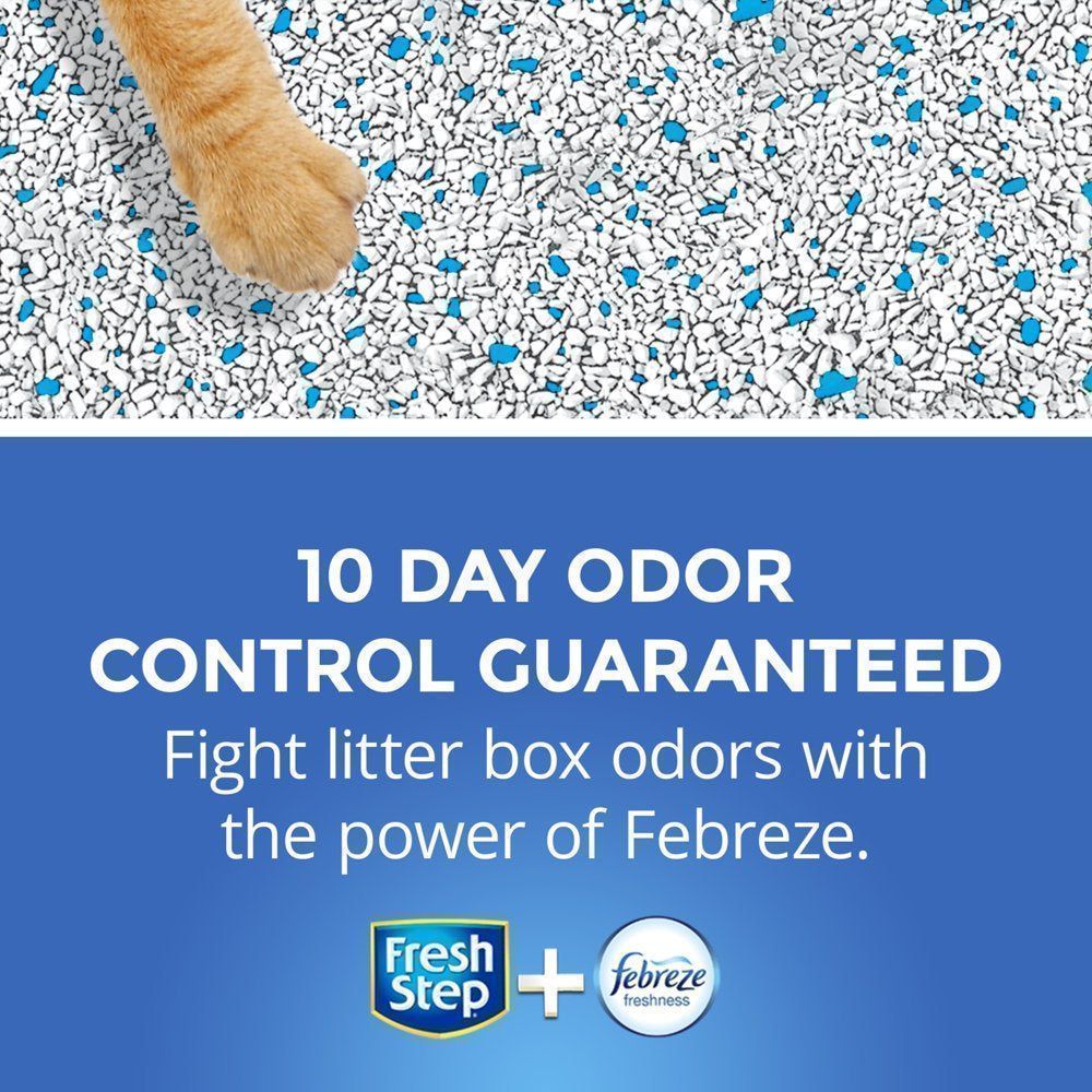 Extreme Scented Febreze Litter Clumping Cat Litter Pellets for Cat Litter, 25 Lbs