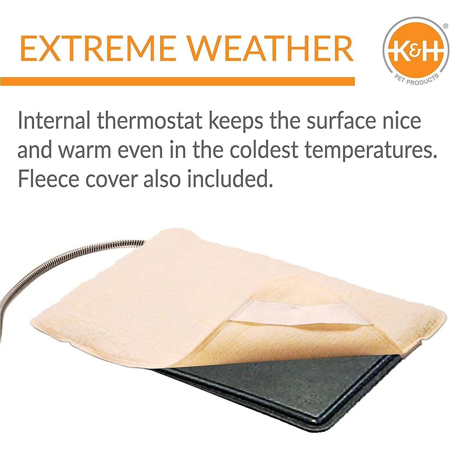 Extreme Weather Heated Cat Bed Outdoor Heated Kitty Pad