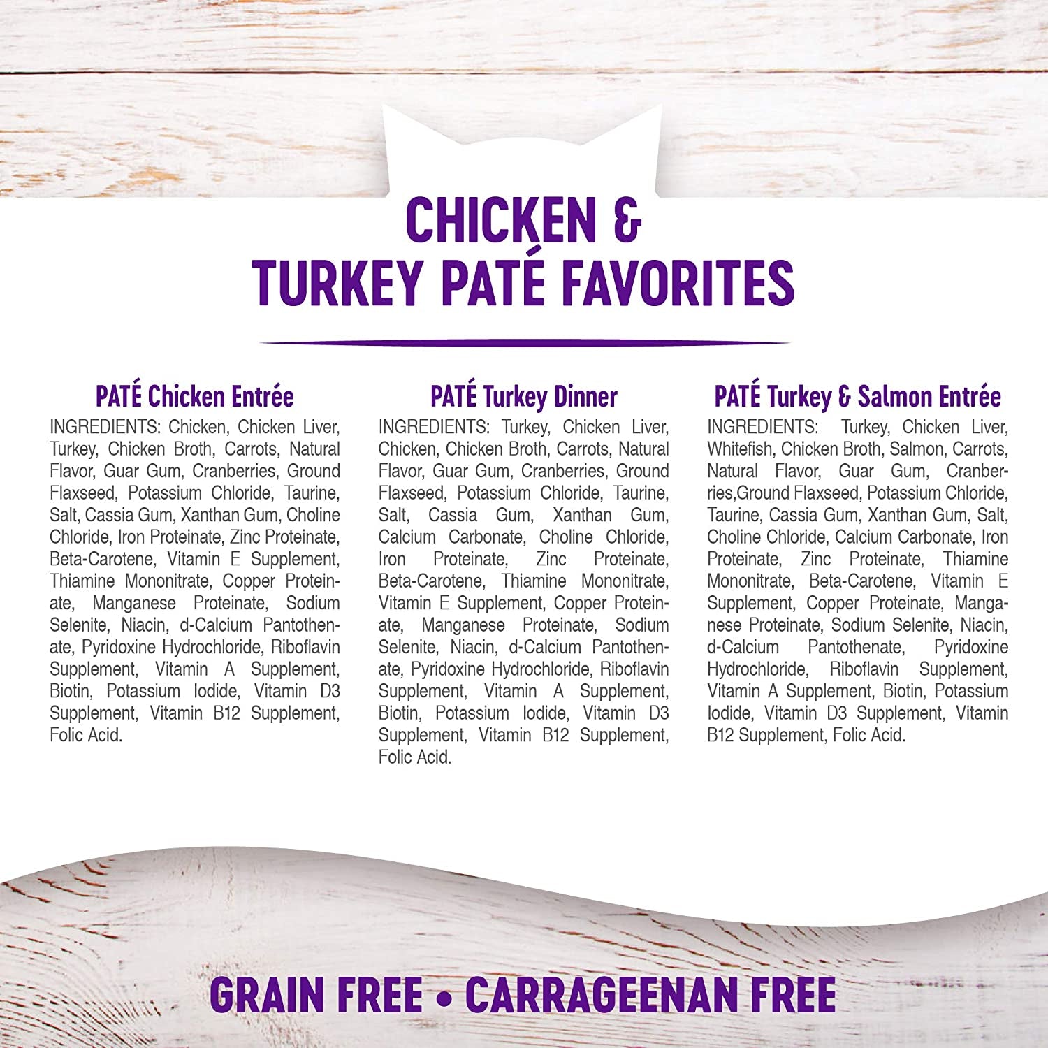 Chicken & Turkey Pate Favorites Variety Pack, 3 oz (Pack of 24)